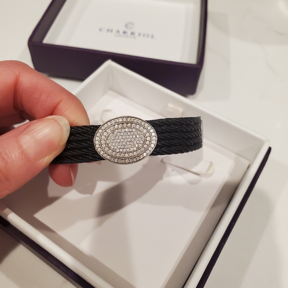 Charriol Diamond bracelet and ring set - Picture 7 of 8